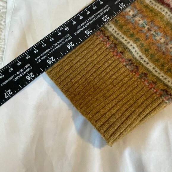 Tommy Hilfiger XXL Fair Isle Lambswool Sweater Crewneck Ribbed Hem and Cuffs - Picture 12 of 14